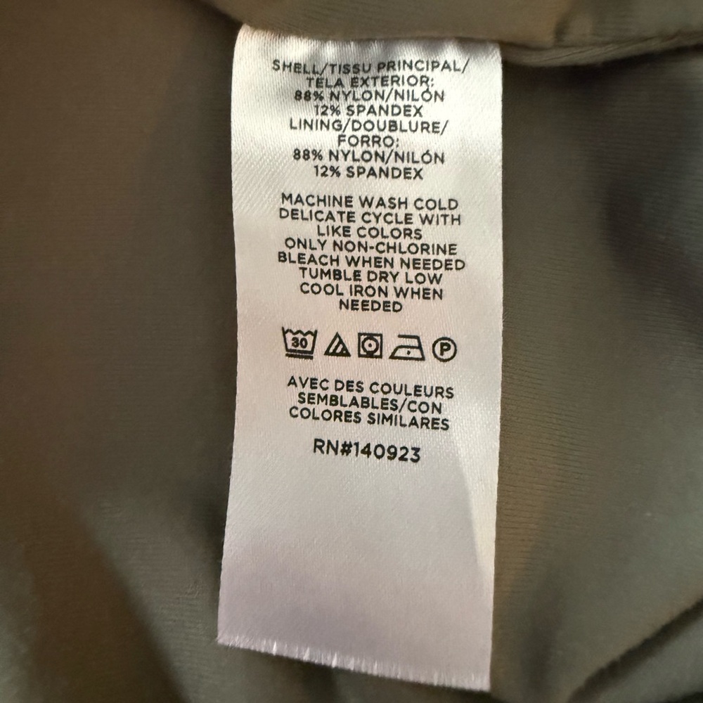 LOFT Versa Ribbed Square Neck Sleeveless Bodysuit Cool Sage Size M - Picture 7 of 7
